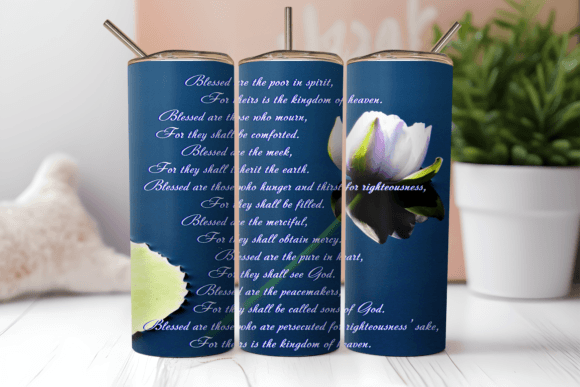 Download Beatitudes 20oz Straight Tumbler Wrap - 20oz Collection