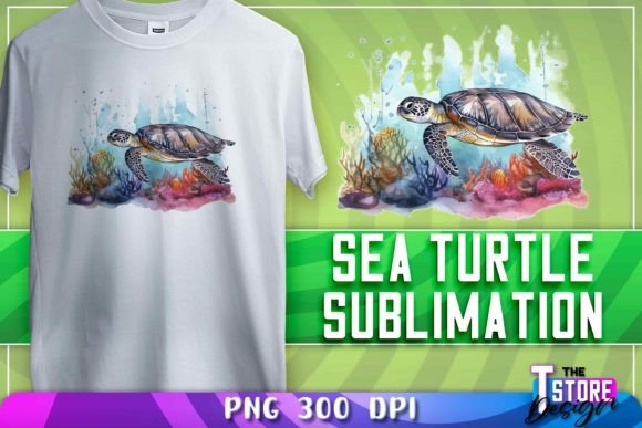 Download Sea Turtle Sublimation | T-Shirt Design - Turtle sublimation Collection