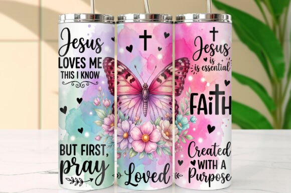 Download Christian 20oz Skinny Tumbler Wrap PNG - 20oz Collection