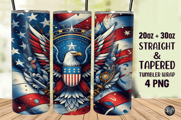 Download 4th of July Tumbler Wrap 20oz Skinny PNG - 20oz Collection
