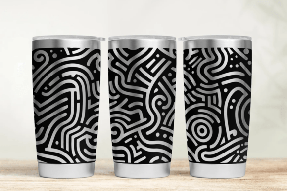 Download Abstract Pattern 20oz 30oz Laser Tumbler - 20oz Collection