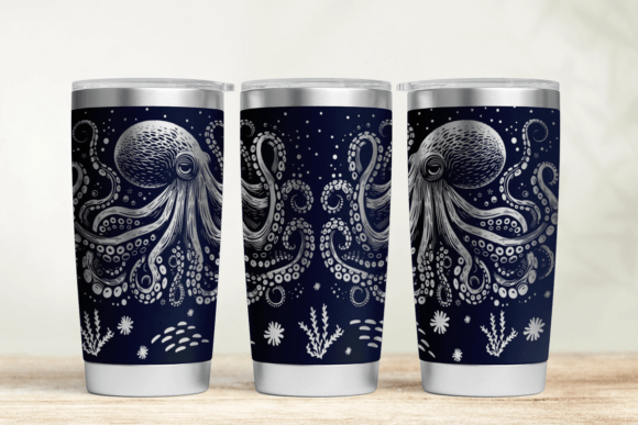 Download Octopus 20oz 30oz Laser Tumbler SVG - 20oz Collection