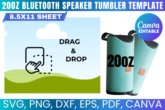 Download 20oz Bluetooth Speaker Tumbler Template - 20oz Collection