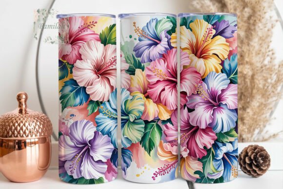 Download Pastel Floral Blooms 20oz Tumbler Wrap - 20oz Collection