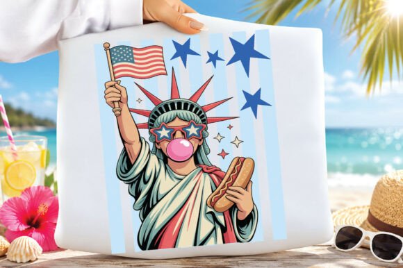 Download Funny 4th of July Liberty Hotdog PNG - Premium Resources