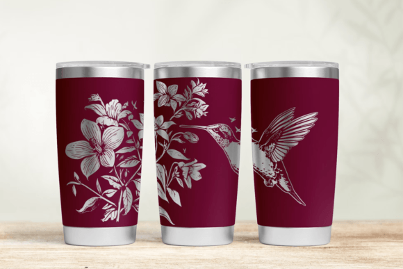 Download Bird 30oz 20oz Laser Tumbler Wrap SVG - 20oz Collection