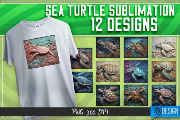Download Sea Turtle Sublimation | T-Shirt Design - Turtle sublimation Collection