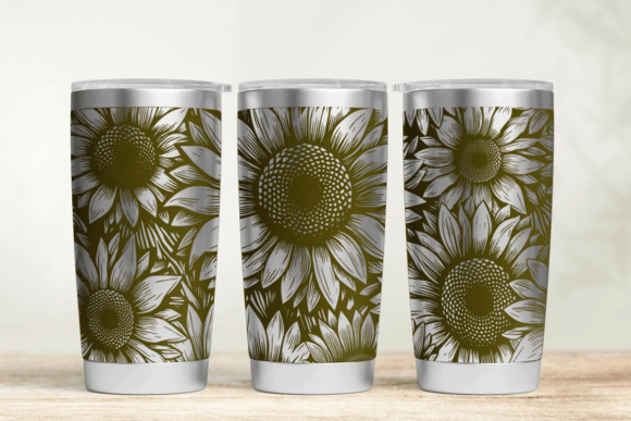 Download Sunflower 20oz 30oz Laser Tumbler SVG - 20oz Collection