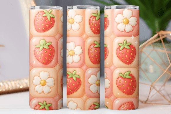 Download 3D Coffee Tumbler Wrap 20oz Design Png - 20oz Collection