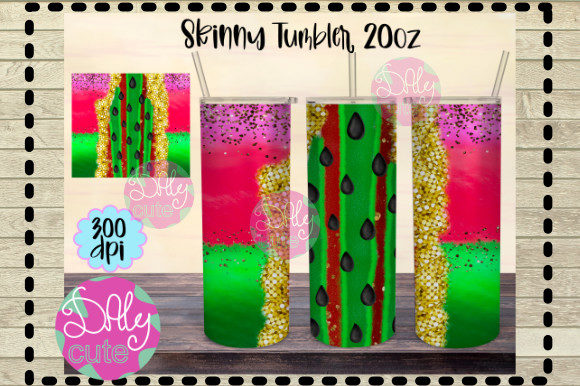Download Summer 20oz Skinny Tumbler, Watermelon - 20oz Collection