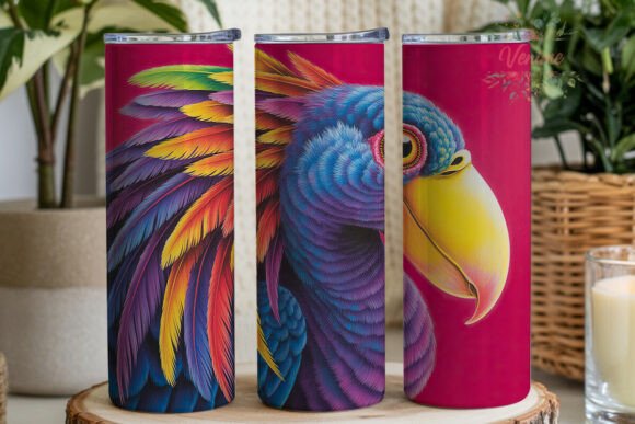 Download Vibrant Exotic Bird 20oz Tumbler Design - 20oz Collection