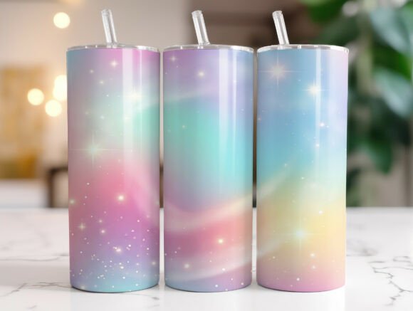 Download Soft Gradient Sparkle 20oz Tumbler Wrap - 20oz Collection