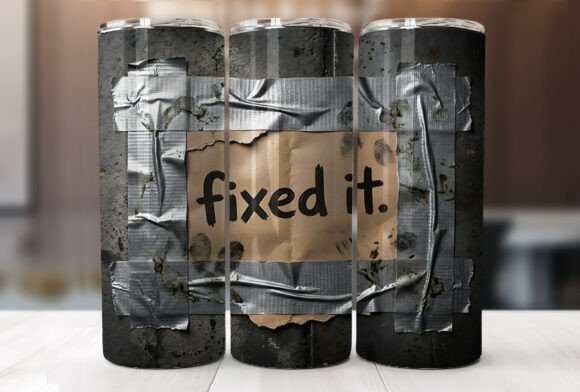 Download Fixed It Duct Tape Mechanic 20oz Tumbler - 20oz Collection