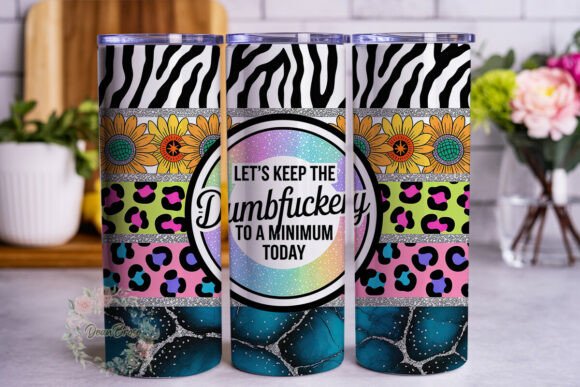 Download Sassy Leopard Sunflower 20oz Wrap - 20oz Collection