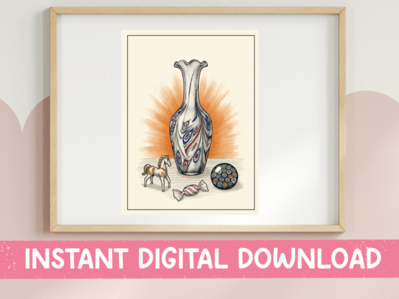 Download Murano Glass Vase Still Life Print - Premium Resources