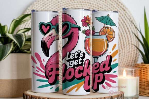 Download Flamingo Party Cocktail 20oz Tumbler - 20oz Collection
