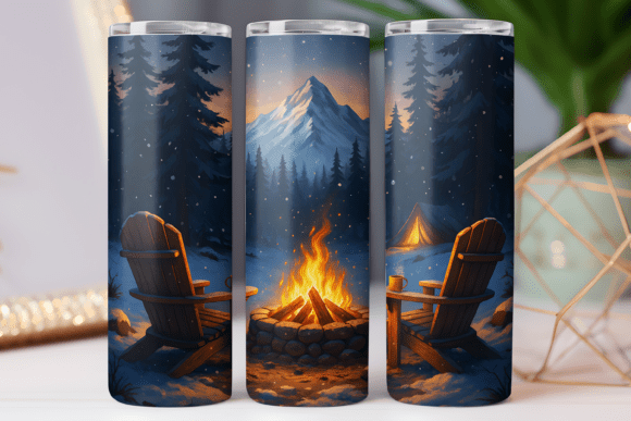 Download Camping Tumbler Wrap Skinny Design 20oz - 20oz Collection