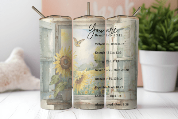 Download You Are:Beautiful 20oz Tumbler Wrap - 20oz Collection